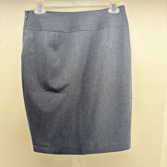 Studio 400 The Limited Skirt Womens Size XS 0 Gray Pencil Stretch Career Basics - Picture 2 of 5